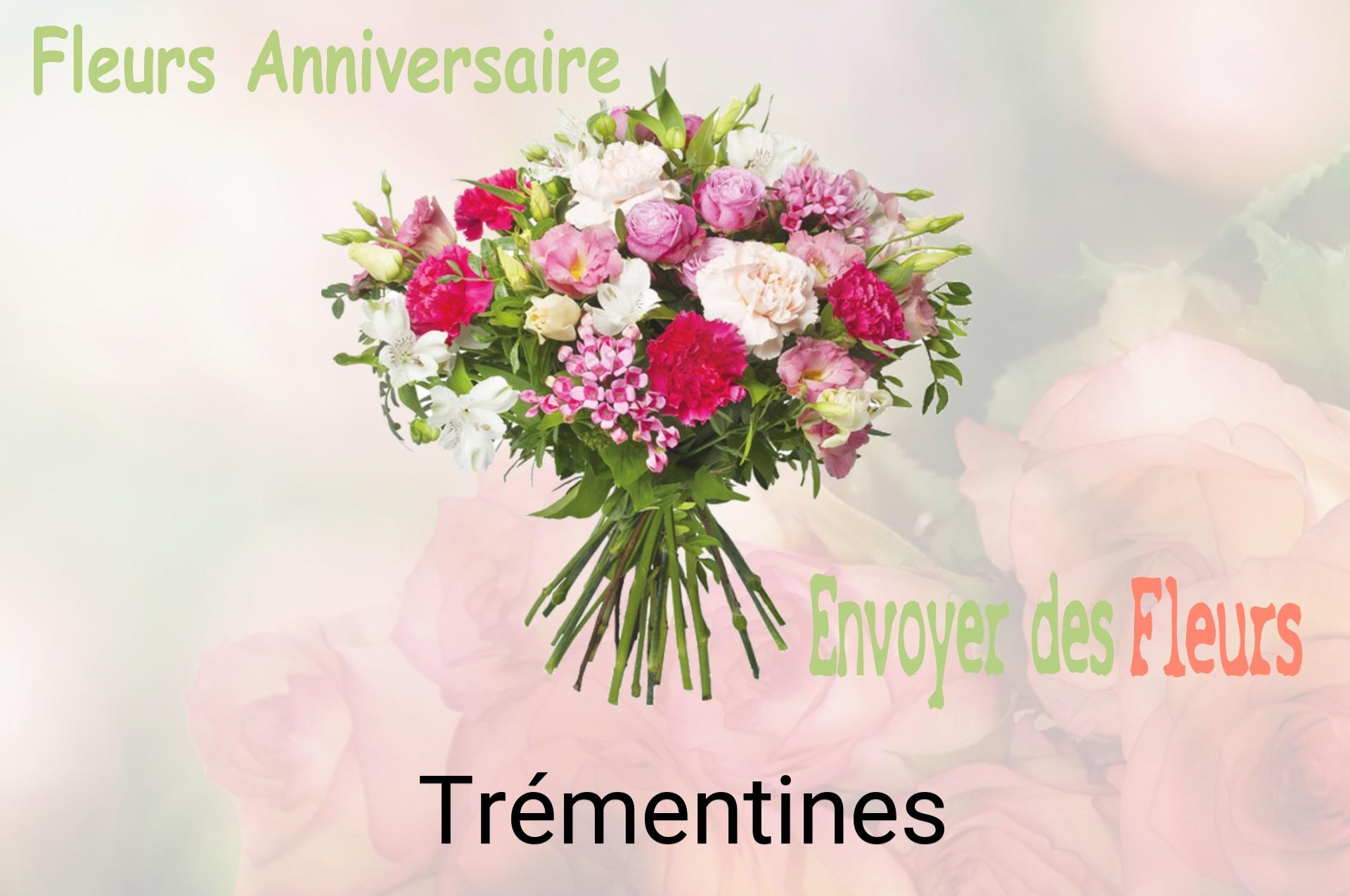 Bouquet de fleurs d’anniversaire livré à Trémentines